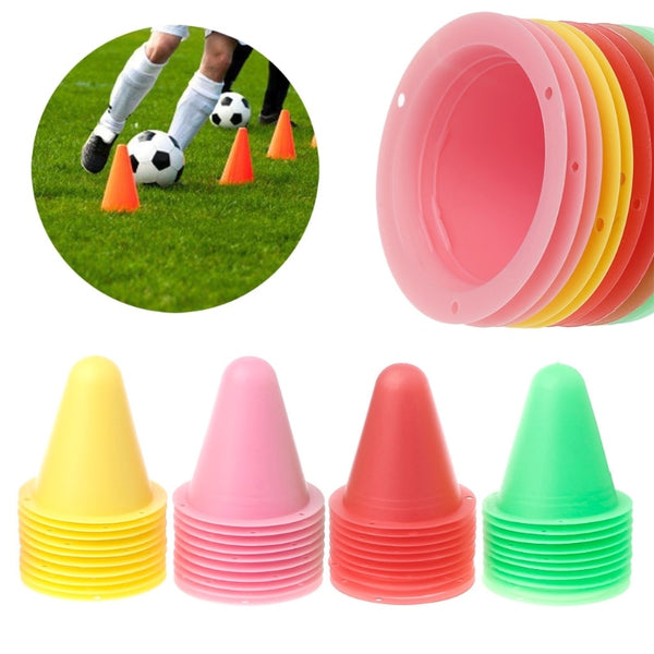 Kit de Cones para Treino Funcional, agilidade e marcação para futebol