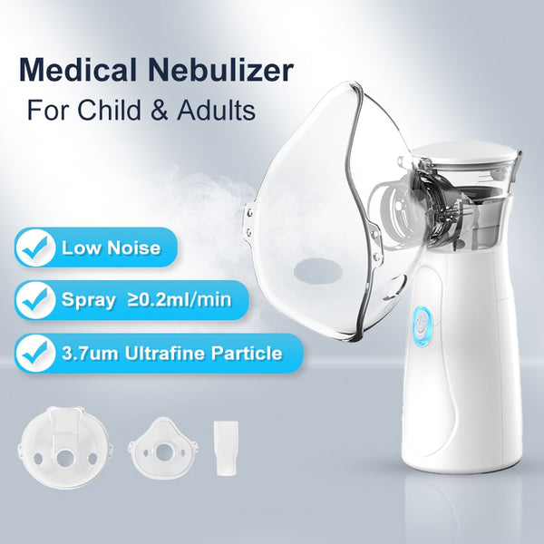 Nebulizador Portátil para crianças e adultos.